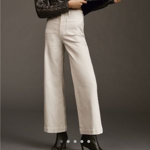 Rollas Sailor Wide Leg Jean - Cream